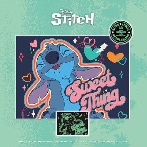 Ceaco - Disney Stitch Sweet Thing Glow - 100 Piece Puzzle for Kids Ages 6-8 by CEACO - Used condition - Image 6