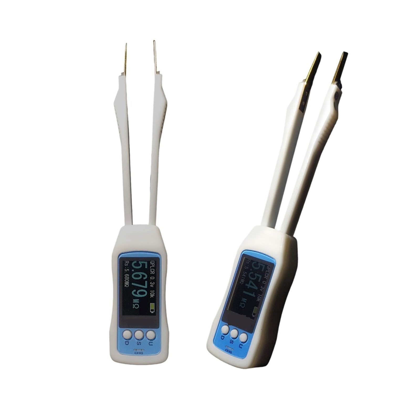 Probador de puente LCR, Medidor de puente LCR, pantalla digital, pinzas SMD inteligentes de mano, comprobador de resistencia, inductancia y capacitancia de alta precisión