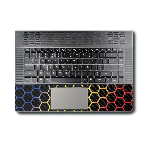 Image of MightySkins Carbon Fiber Skin Compatible with Alienware X16 R1 (2023) Full Wrap Kit - Primary Honeycomb | Protective, Durable Textured Carbon Fiber Finish | Easy to Apply | Made in The USA