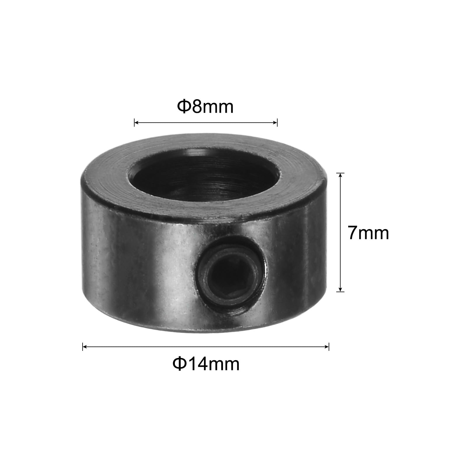 Sourcing Map Set Of 10 Stainless Steel Screw Collars With 3mm