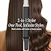 HOT Tools Pro Artist Protect & Style CurlStraight Styler | 2-in-1 Easy-to-Use, Use as Curling Iron, Flat Iron, or a Wand for Styling Curly or Straight Hair, 1 ¼