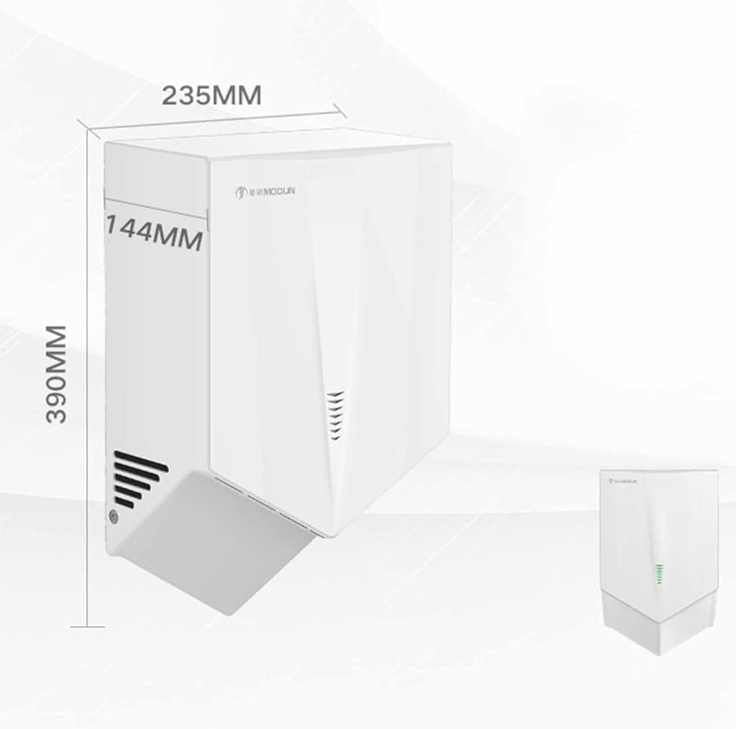 ミニ 自動電動ハンドドライヤー、6～10秒で乾くハンドドライヤー