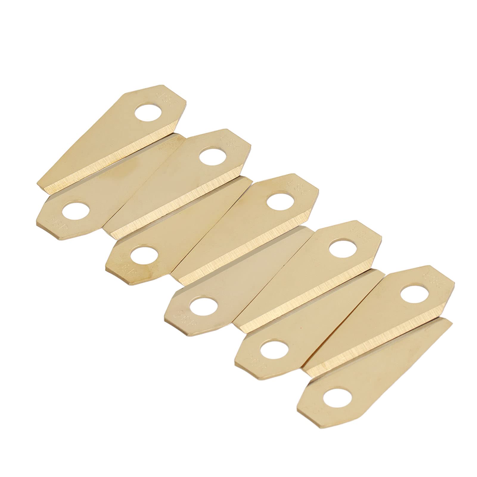 30 Piezas de Cuchillas para cortacésped robótico, Cuchillas de Repuesto de Titanio para cortacésped Robot Indego 350/400/800/1000/1100 Connect, Cuchillas de Corte duraderas y