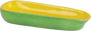 Servette Home Novelty Ceramic 8.5" Corn on The Cob Dish