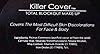 Killer Cover - Full Coverage Concealer (Classic Palette) Cover Bruises, Tattoos, Age Spots, Vitiligo, Birthmarks & More