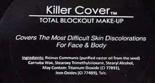 Killer Cover - Full Coverage Concealer (Classic Palette) Cover Bruises, Tattoos, Age Spots, Vitiligo, Birthmarks & More