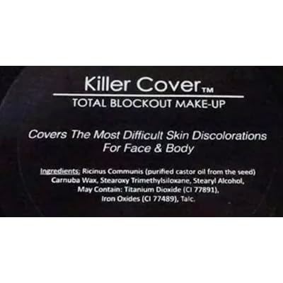 Killer Cover - Full Coverage Concealer (Classic Palette) Cover Bruises, Tattoos, Age Spots, Vitiligo, Birthmarks & More