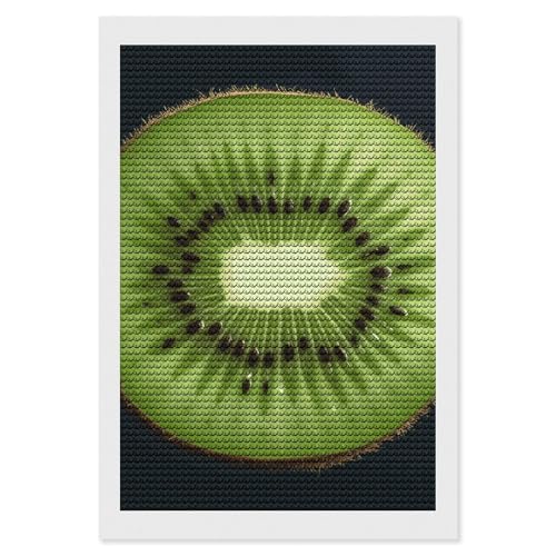 Peinture diamant kiwi - Solution loisir créatif anti-stress pour personnaliser vos murs vides
