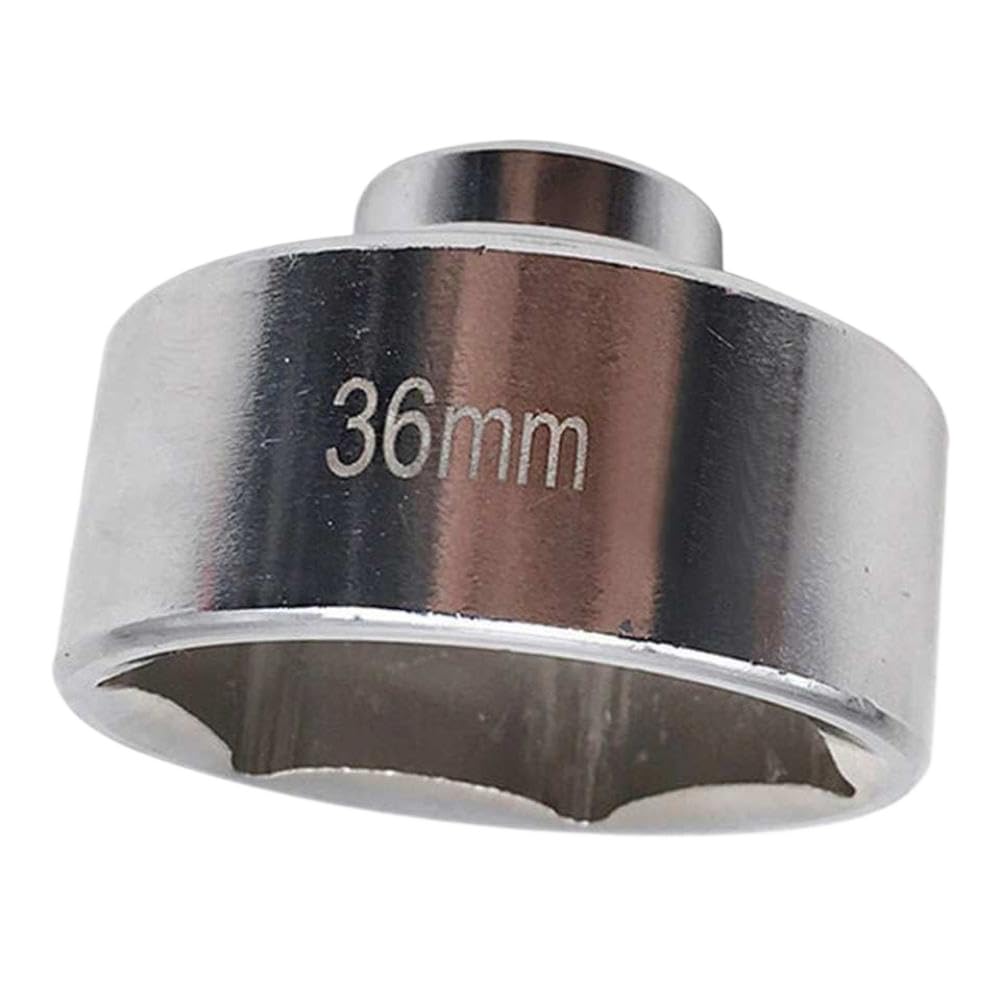 AQhkGZmbe 36mm Remove Canister Housing Tool Compatible with Function Oil Filter Socket Oil Filter Wrench Tool for Low Profile