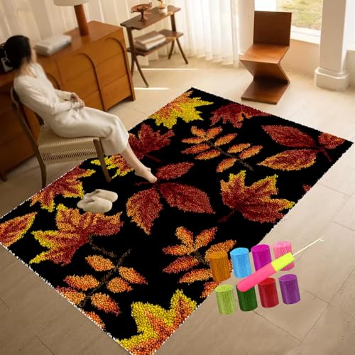 Kits de tapis de crochet de bricolage et canevas à loquet - 8