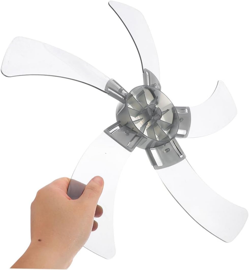 MAGICLULU 1set Pedestal Fan Replacement Blades Thickened Plastic Blades for Quiet Cooling Fit for Table Wall and Ceiling Fans