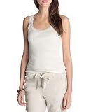  ESPRIT Damen Top 063EE1K041, Gr. 40 (L), Weiß (104 Almond)
