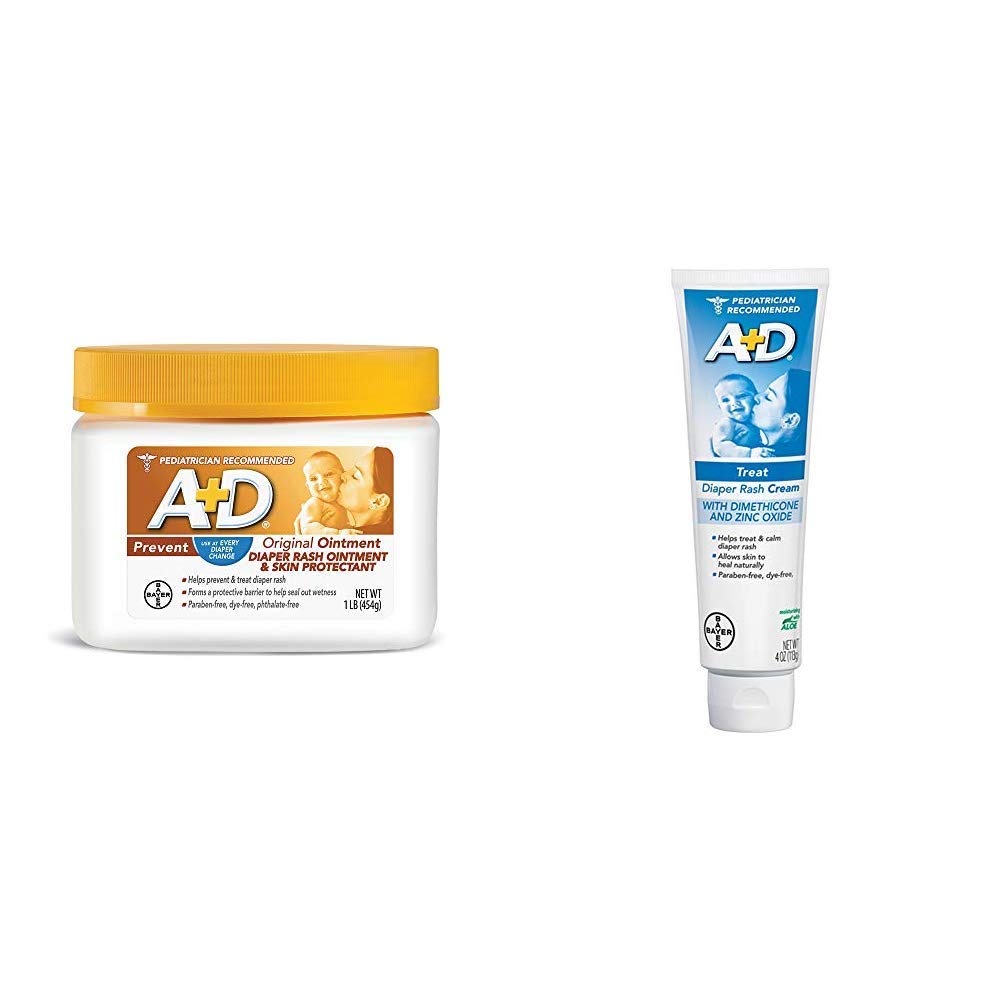 Buy A+D Original Diaper Rash Ointment, Skin Protectant With Lanolin and