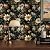 lenify Floral Peel and Stick Wallpaper Vintage Floral Contact Paper 16.9inch x 196.8inch Boho Peel and Stick Wallpaper Dark Flower Self-Adhesive Removable Contact Paper Decorative Vinyl