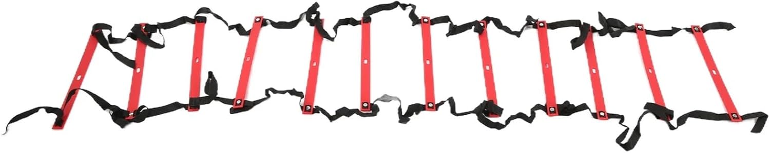 Compatible for 6M 12-Rung Fixed Agility Ladder Football Speed Training Rope Ladder Sports Exercise Equipment