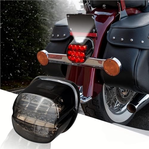 Feu arrière moto custom pour Dyna et Road King | Éclairage LED stop