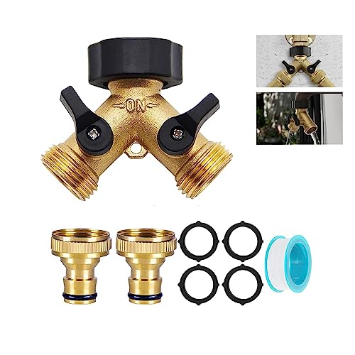 Tubo Acqua Giardino Distributore A 2 Vie, Splitter Tubo Da - Foto 5