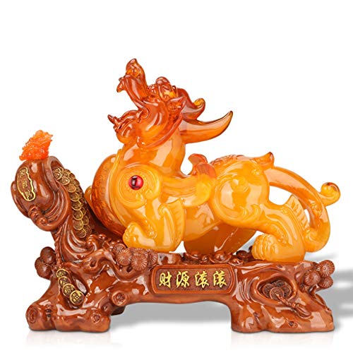 Pi Xiu statue résine Feng Shui figurine Pi Yao pour attirer la chance