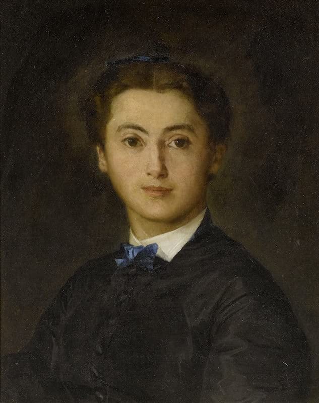 Tableau Portrait de Thérèse Von Wyttenback par Albert Impression sur Toile 60x90cm