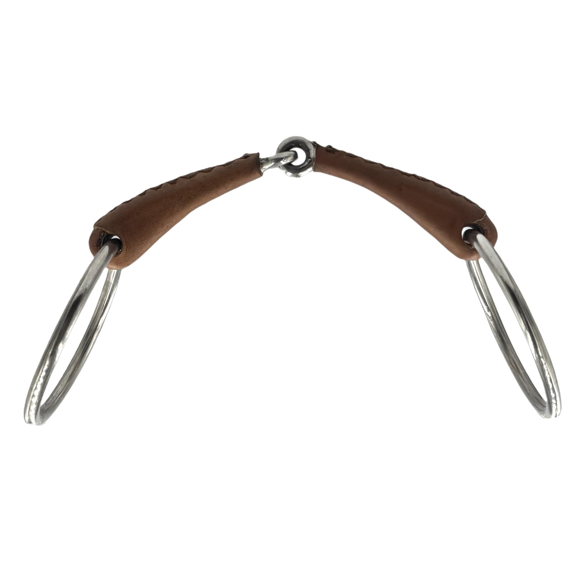 ES0224 JW Leder Wassertrense Einfach Gebrochen Edelstahl 65mm, 12.5 cm