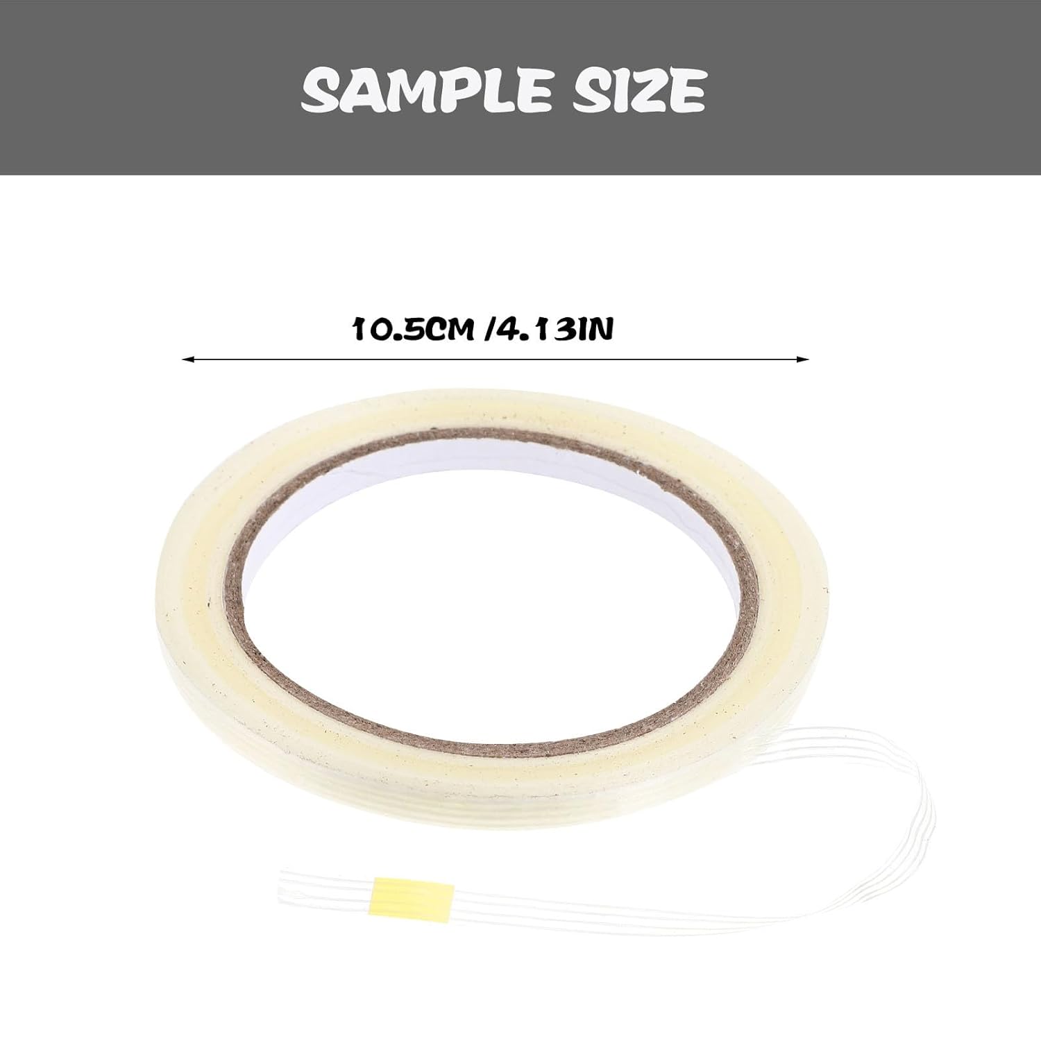 6 Rolls 1cm Wide Fiberglass Adhesive Tape Stripe Design, High Adhesion Tear-Resistant Multipurpose Tape for Home Use and Bundling, 25m Per Roll