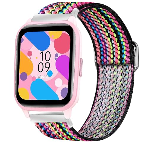 Correa de nailon elástico de 20mm Blueshaweu para reloj HENGTO H69