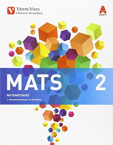 Portada de Matematiques 2º ESO Aula 3D Ed 2016 Catala
