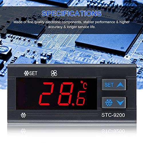 Cuculo Controlador digital de temperatura 220V integrado controlador de resfriamento/degelo/sopro el