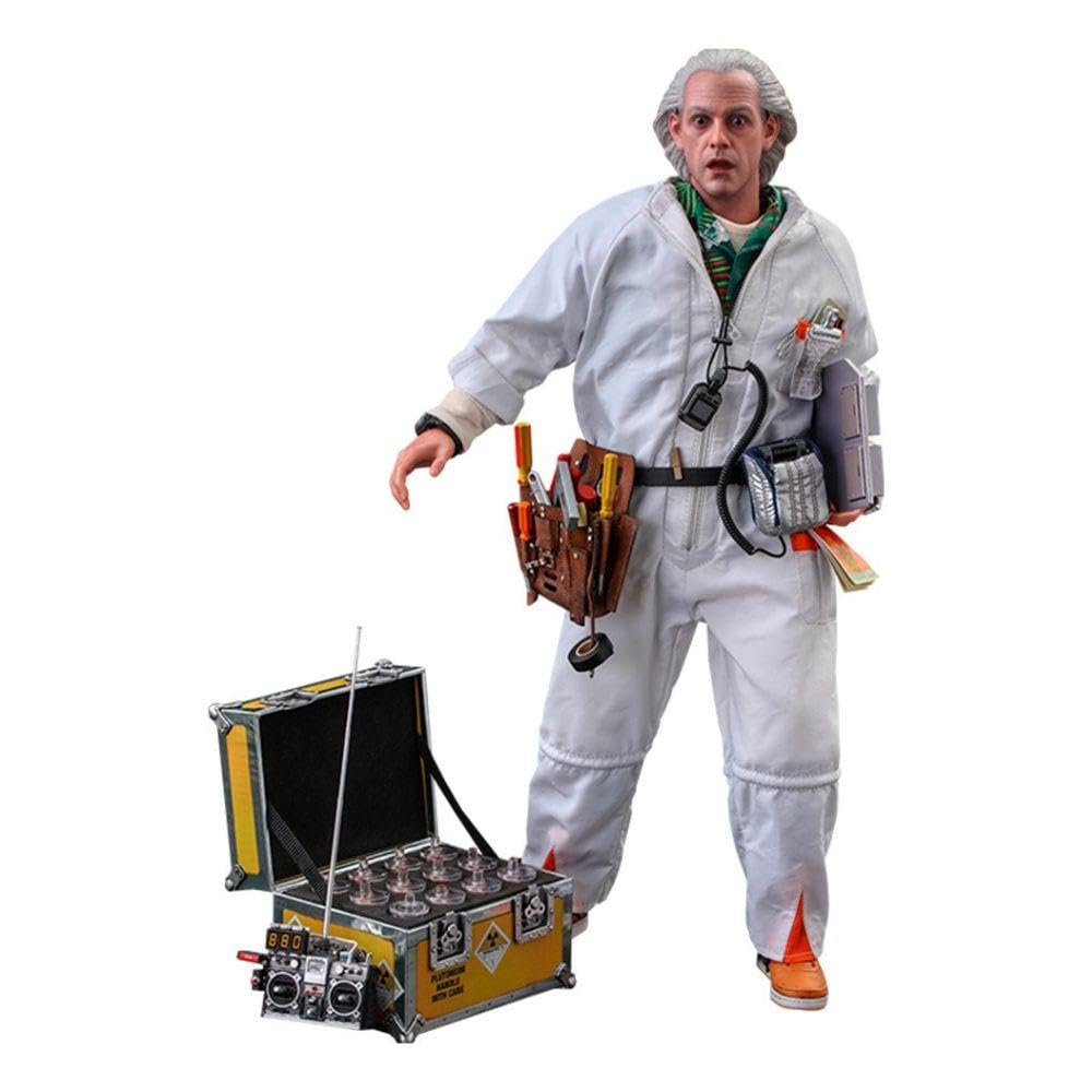 Amazon.com: Hot Toys 1:6 Doc Brown - Deluxe Back to The Future