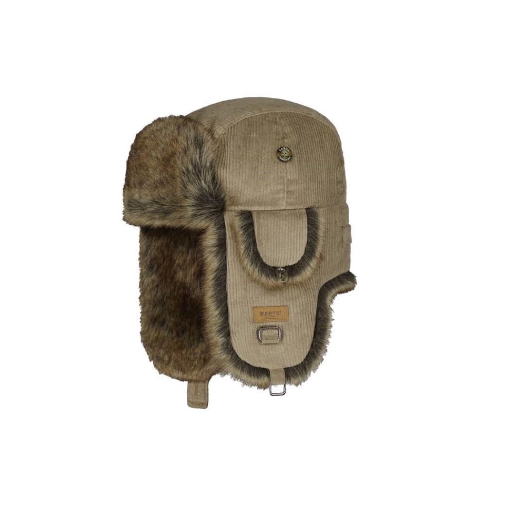 Barts Unisex Rib Bomber Sand #35558 Rib Bomber Beige Trapper Hat