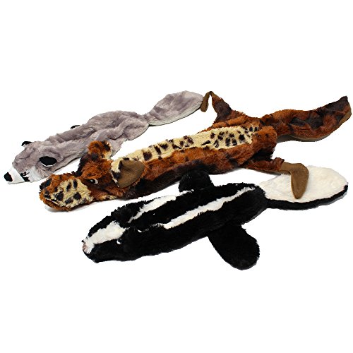 Jalousie 5 Pack Dog Squeaky Toys Three No Stuffing Toy And Two Plush With Stuffing For Small Medium Large Dog Pets (5 Pack) #TOP6