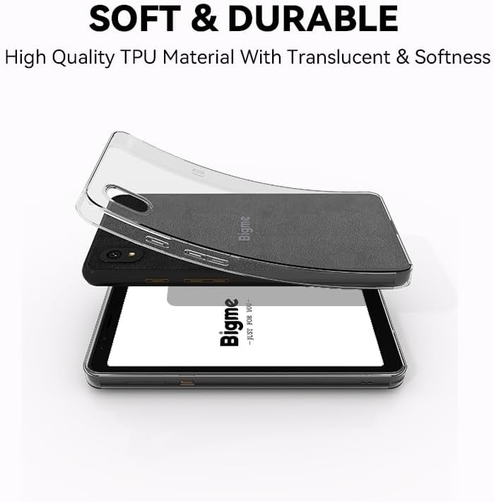 Bigme HiBreak with its soft and durable TPU protective case.