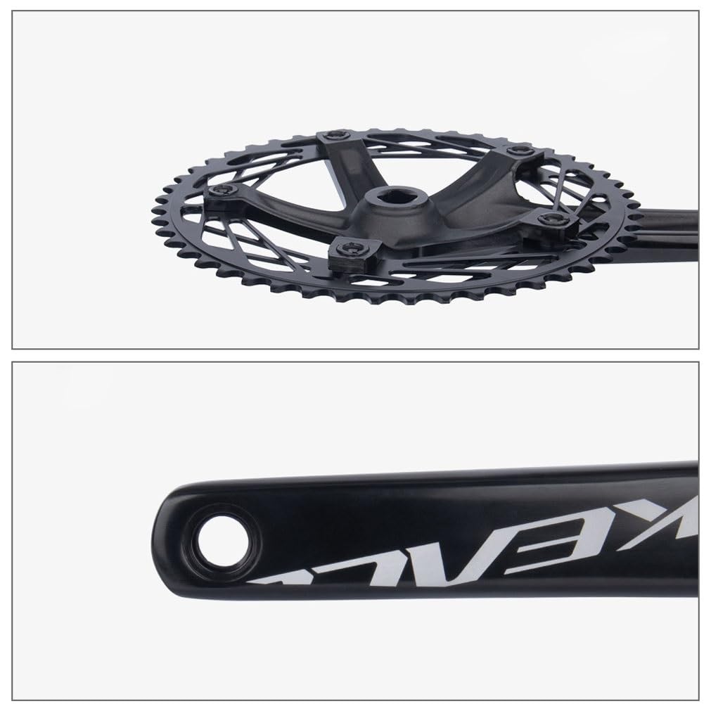 カランビット　23 165mm Track Bike Square Tape Crankset 144 48T 49T Single
