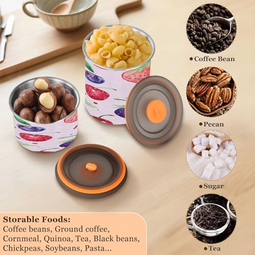 Contenedor hermético de acero inoxidable para café 17oz miniatura 6