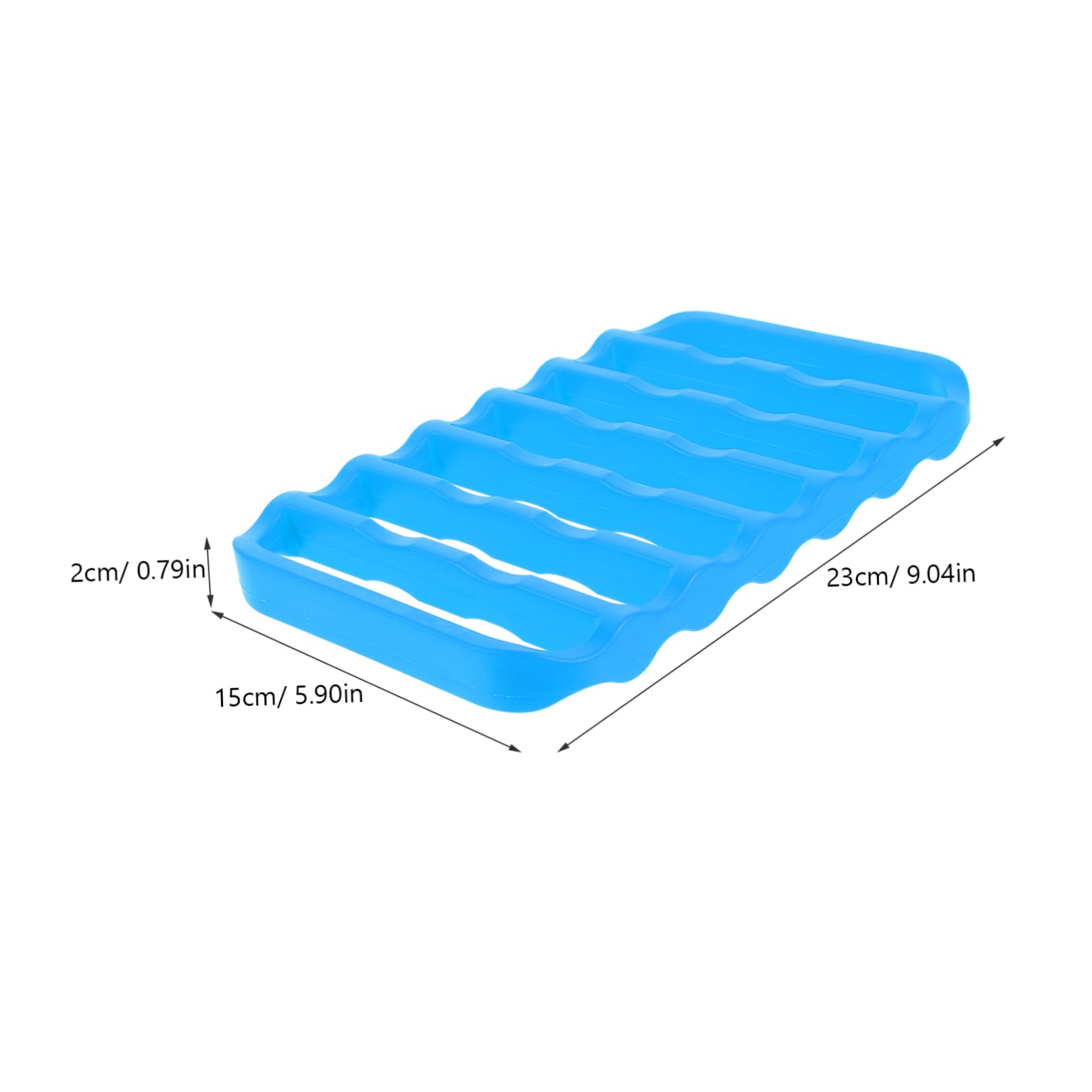 Rejilla de Silicona para Asar Azul Resistente al Calor y Drenaje