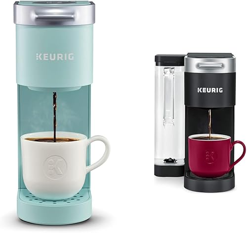 Keurig K-Mini - Cafetera de una sola porción, Oasis &  K-Supreme K-Supreme, cafetera de cápsulas K-Cup de una sola porción, tecnología MultiStream,