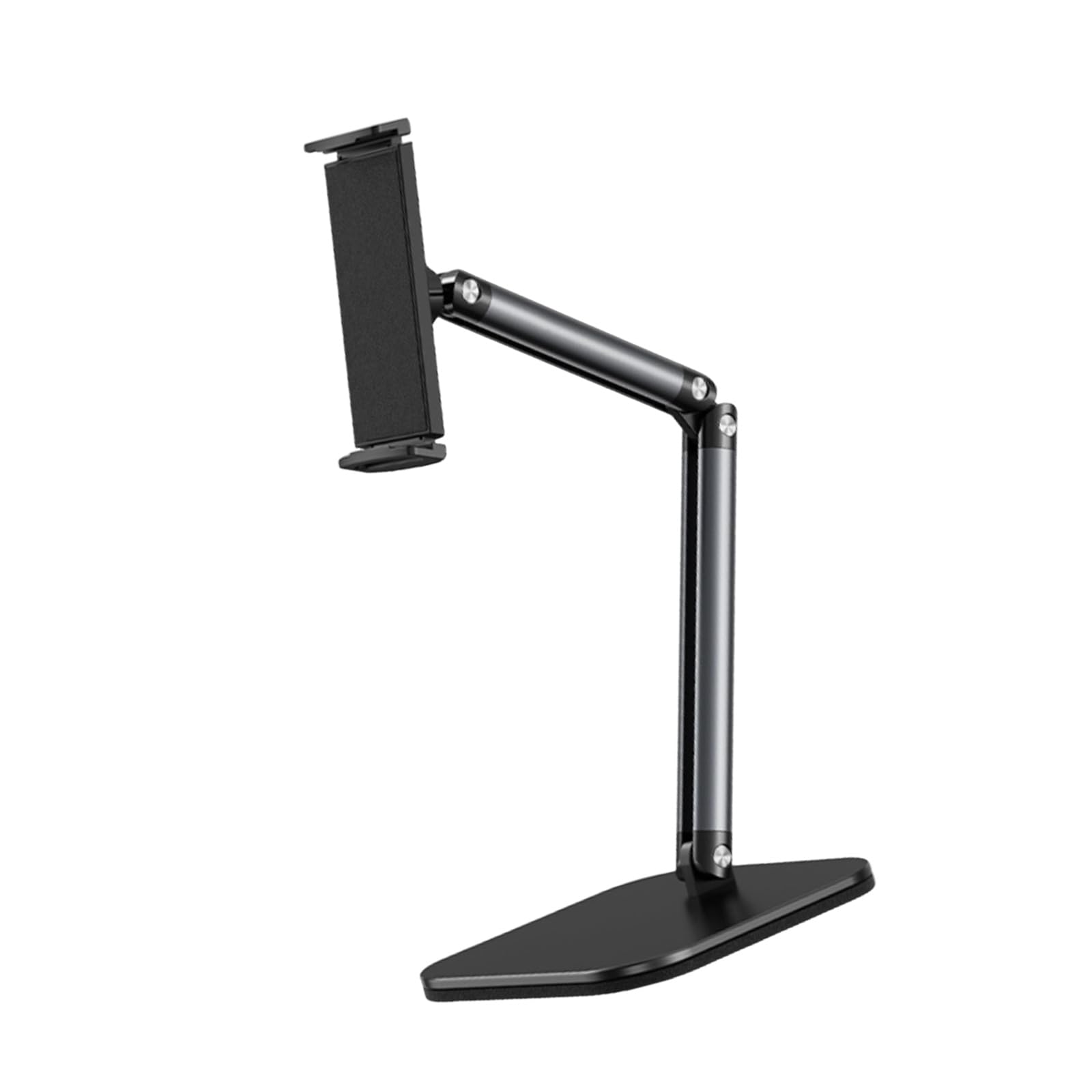 Universals Verstellbarer Tablet-Ständer für 11,9 bis 33 cm (4,7 bis 13 Zoll) Geräte mit 360-Grad-Drehung und klappbarem Arm, Desktop-Klemmhalterung