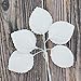 Global Sugar Art Hydrangea Leaves Sugar Cake Flowers Small White, 15 Count by Chef Alan Tetreault