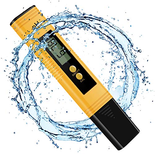 Digital PH Meter, 0.01 PH High Accuracy Water Quality Tester with 0-14 PH Measurement Range, PH Meter for Drinking Water/Soil/Pool/Laboratory/Hydroponics withTDS