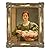 Simon's Shop Antique Picture Frames 8x10 Baroque Photo Frames 10 x 8 in with Floral Relief, Wall and Tabletop Picture Frames