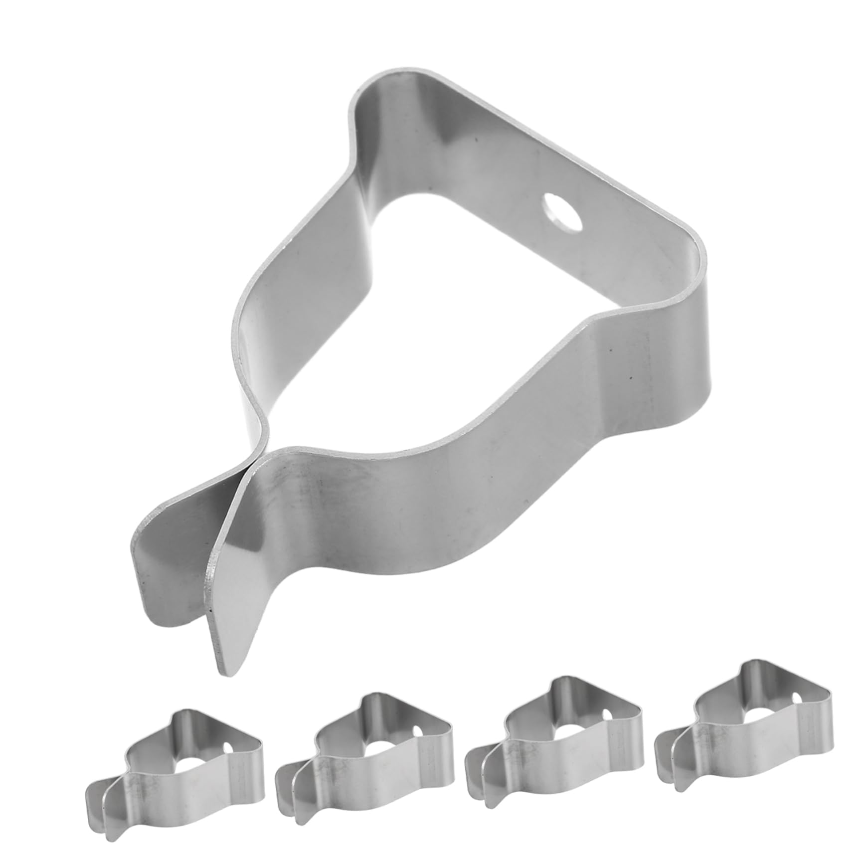 Cubierta de ventana con clips de acero inoxidable para sótano