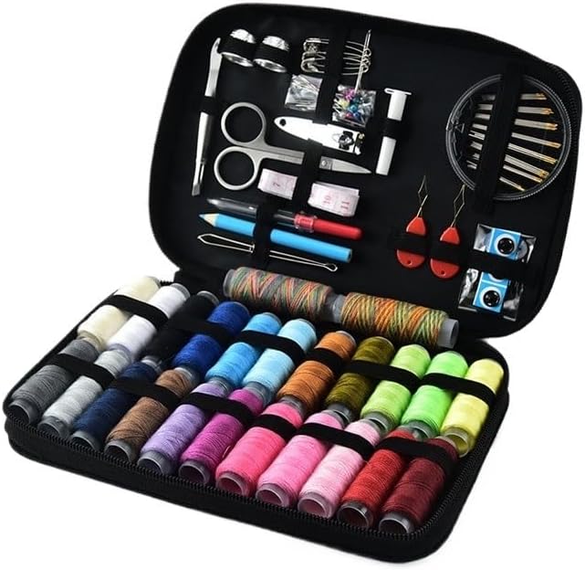 Multi Color Cotton Thread Hand Woven Tool Kit DIY Portable Sewing Set of Mending Tools