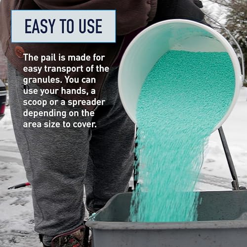 Image of Safe Paw 2 Pack Pet-Safe Ice Melt, Salt & Chloride-Free Deicer, 35 Lbs Each - Non-Corrosive, Dog-Friendly Snow Melter for Concrete, Wood Decks, Driveways & Sidewalks