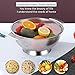 Kyraton Stainless Steel Colander 5 Quart, Professional Strainer with Heavy Duty Handles and Self Draining Solid Ring Base for Pasta, Spaghetti, Berry, Veggies, Fruits, Noodles, Salads Dishwasher Safe