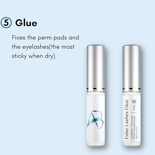 Miniatura 8 de All in Beauty Kit de levantamiento de pestañas y cejas, kit de permanente de pestañas, rizado semipermanente, laminación de cejas, limpieza y