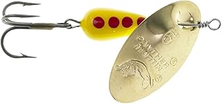 Panther Martin Classic Gold/Yellow 1/8-Ounce Spinning Lure, 1/8 oz