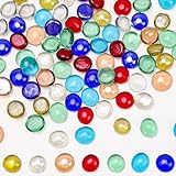 DIY-Basteln mit Steinen: Holen Sie sich 0.95LB Galss Perlen - genug für groß angelegte Projekte wie Gartenmosaike, Aktivitäten im Klassenzimmer oder Akzente für die Heimrenovierung. Wiederverwendbar und leicht zu reinigen für endlose Kreativität! Ornamentale Murmeln sind genau die Verzierung, die Sie brauchen. Verwenden Sie sie für Ihre Heimwerkerprojekte, z. B. zum Befüllen von Blumenvasen, Aquarien. Verwenden Sie sie für Hochzeitsgeschenke.