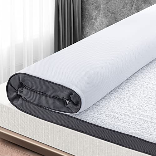 UniPon 2 Inch Memory Foam Mattress Topper Twin Cooling