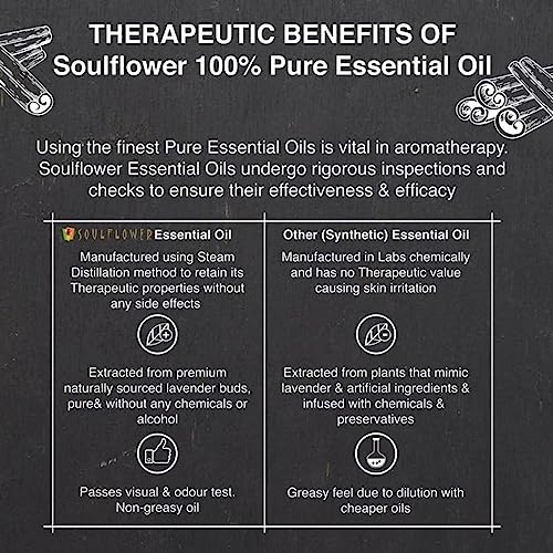 Image of Soulflower Cinnamon Essential Oil for Skin Care, Hair Care, Hydrating | 100% Pure, Natural, Undiluted Cinnamon Essential Oil 15ml