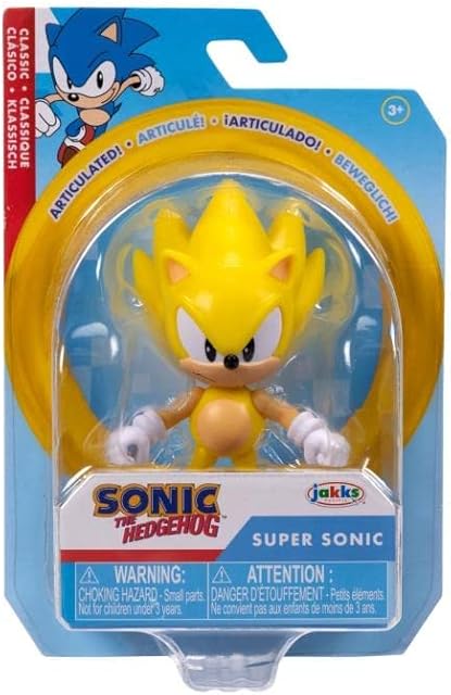 Sonic The Hedgehog - 6 cm articulated figure - Super Sonic